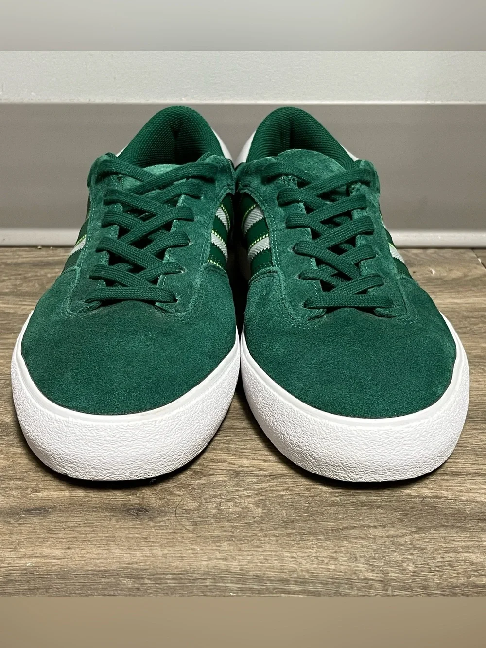 Adidas Matchbreak Super - Dark Green Suede - Men 10/Women 11 - JH5174